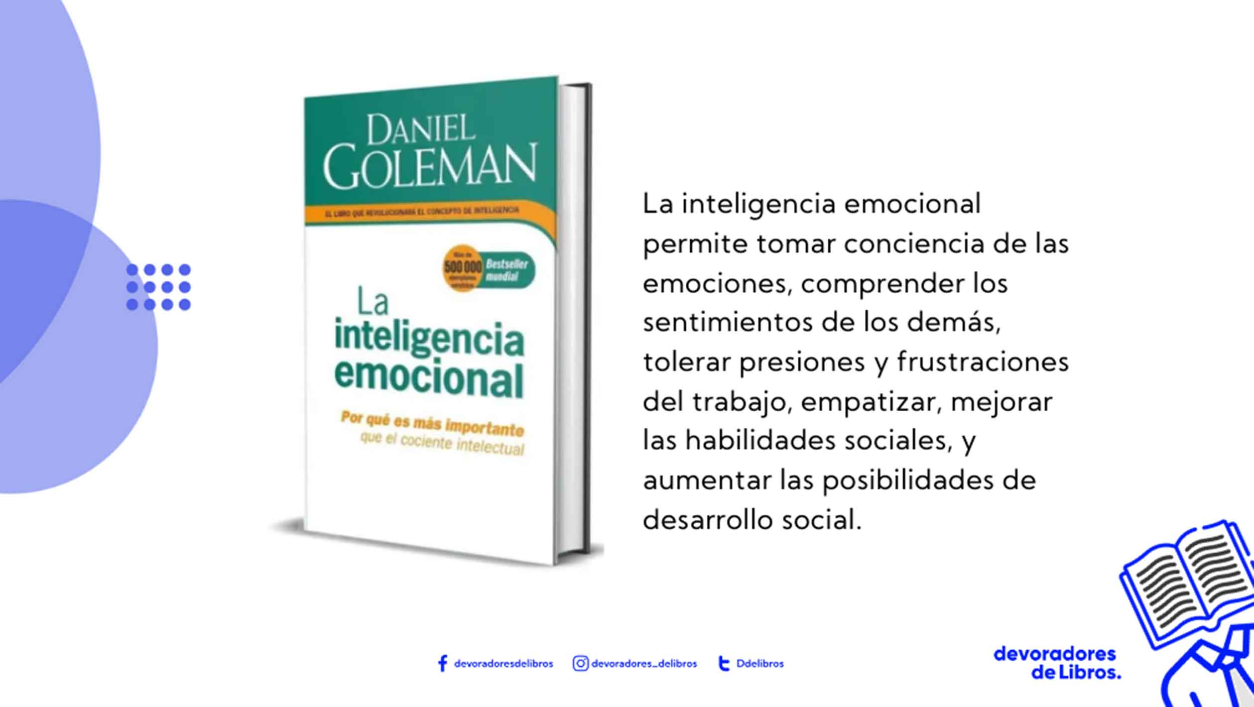 Inteligencia emocionalDaniel Goleman resumen - Devoradores de Libros